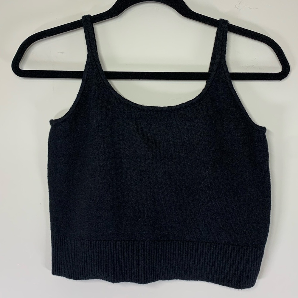 Black Knitted Tank from Old Navy